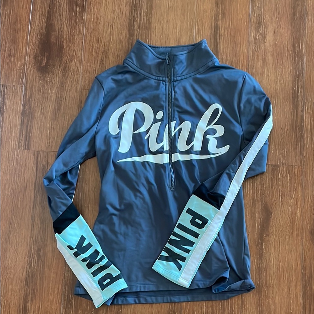 Pink Quarter-Zip Pullover